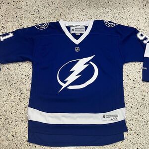 NHL Reebok tampa bay lightning stamkos jersey blue white Large XL